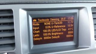 Тест режим TEST MODE Opel Vectra C Settings