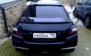 На фото - тонировка задних фар автомобиля, drive2.ru