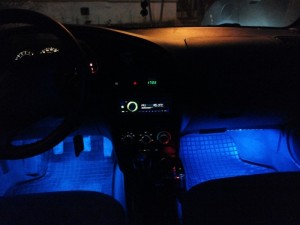 Фото подсветки для ног Киа Спектра, drive2.ru
